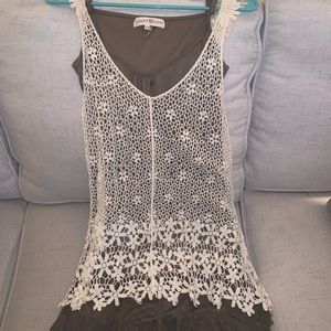 Altar’d State brown and tan dress